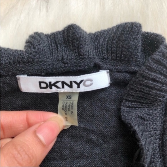 DKNYC Ruffled Cropped Shrug - Picture 4 of 5